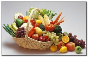 Фрукты и овощи здоровое питание